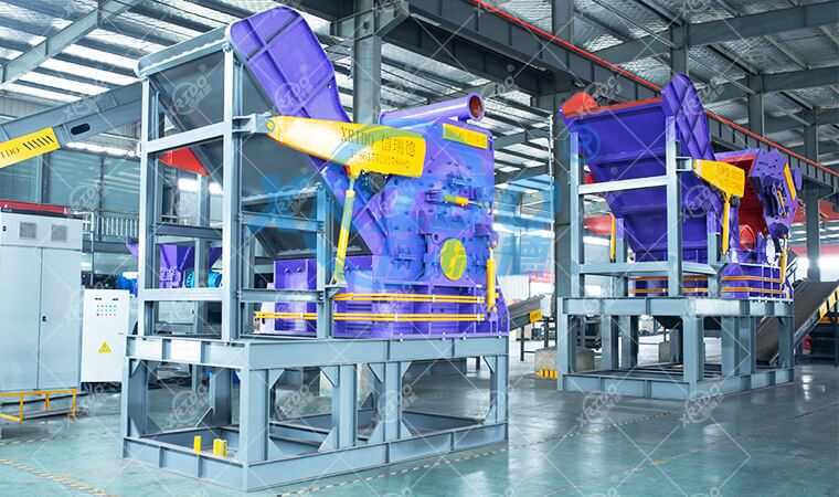 Scrap Waste Crushing Plant