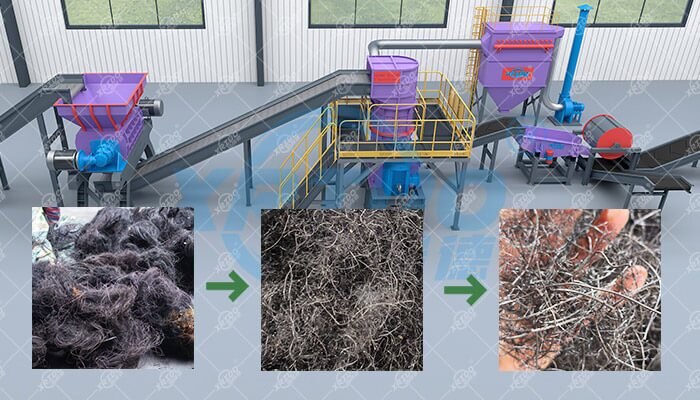 Scrap Steel Wire Cleaning System