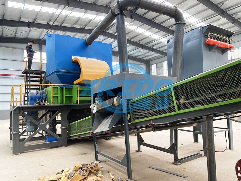 Large waste crusher