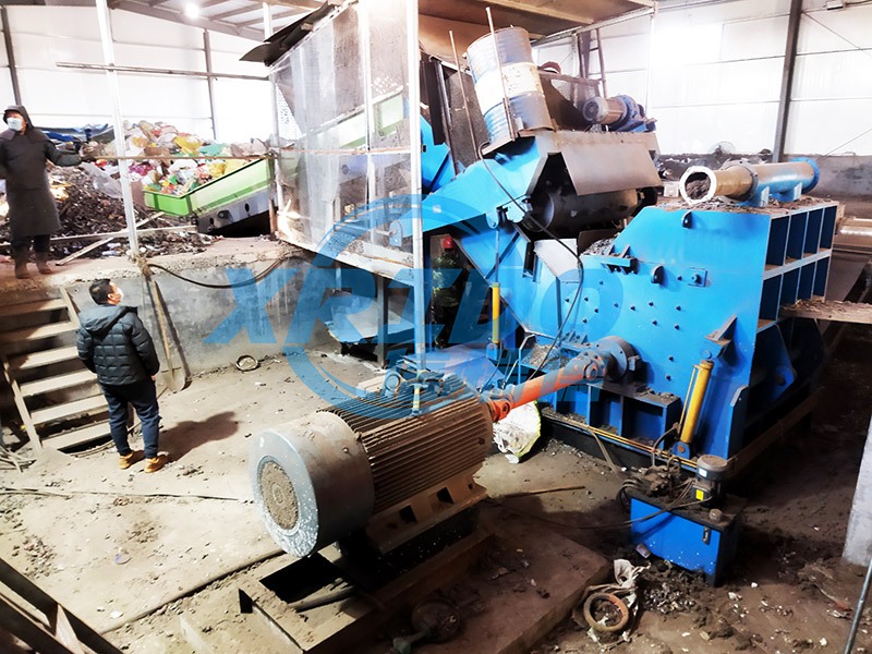 Installation site of metal crushing production line