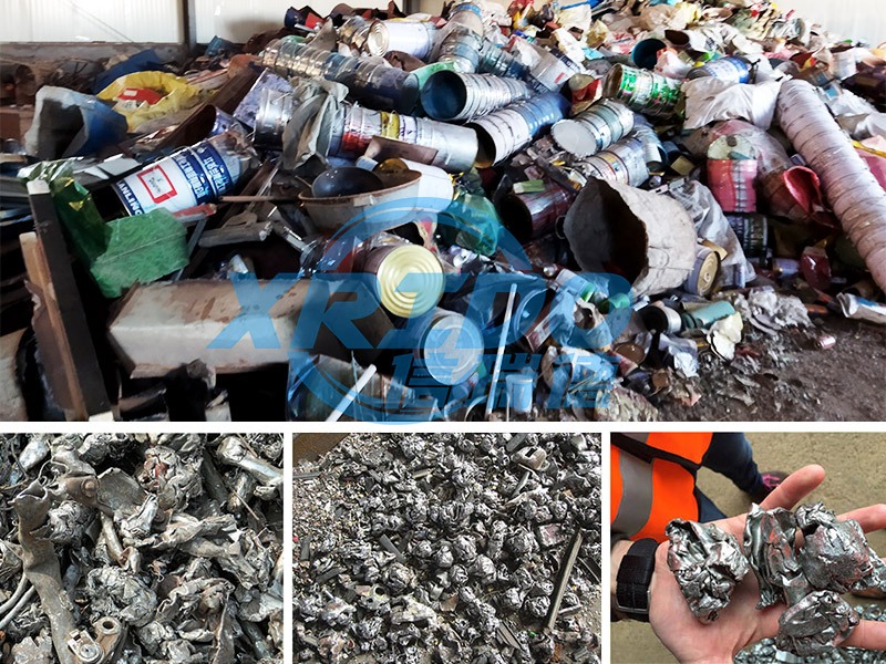 Installation site of metal crushing production line