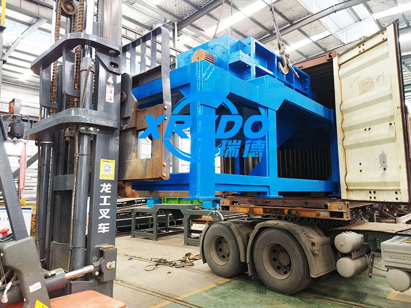 Metal shredding machine shipped to Korea