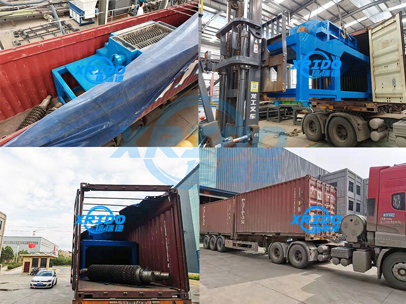 Metal shredding machine shipped to Korea