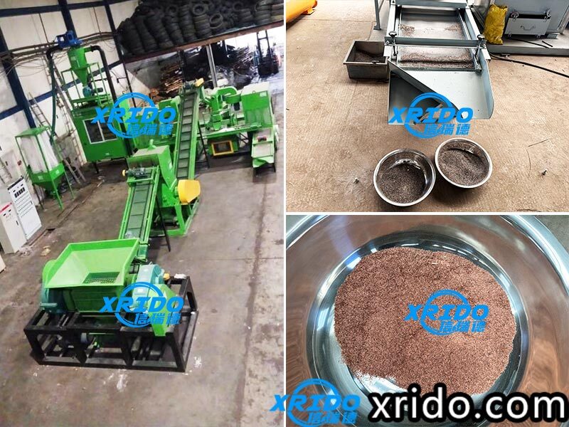 Panama scrap copper wire recycling machine site