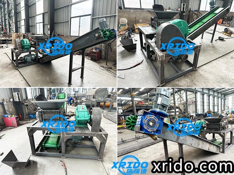 Customized twin-shaft shredder shipped to Sri Lanka