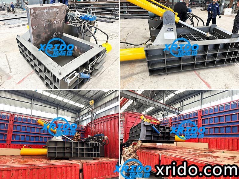 Baler machine delivery site