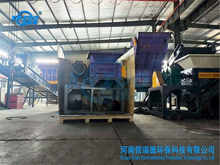 500 solid waste shredder shipped to Malaysia