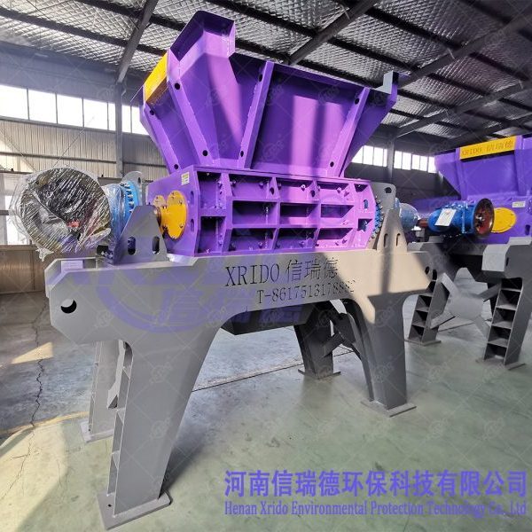 Twin Shaft Aluminum Shredding machine