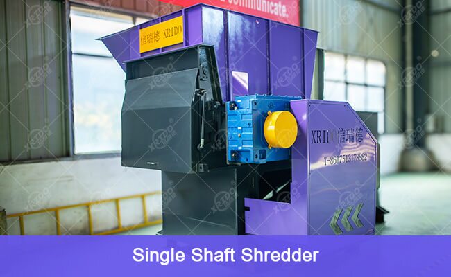single shaft shredder