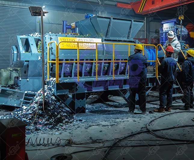 Spiral Soft Material Shredder