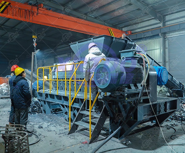 Spiral Soft Material Shredder