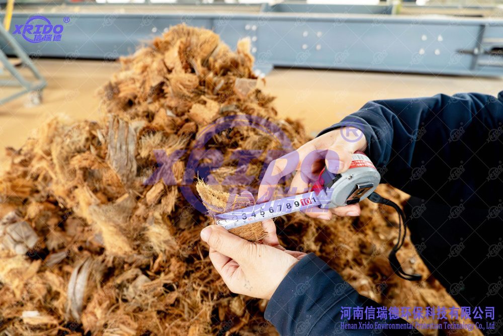 Xrido Machine 1400 Coconut Shell Shredder Ships to Thailand