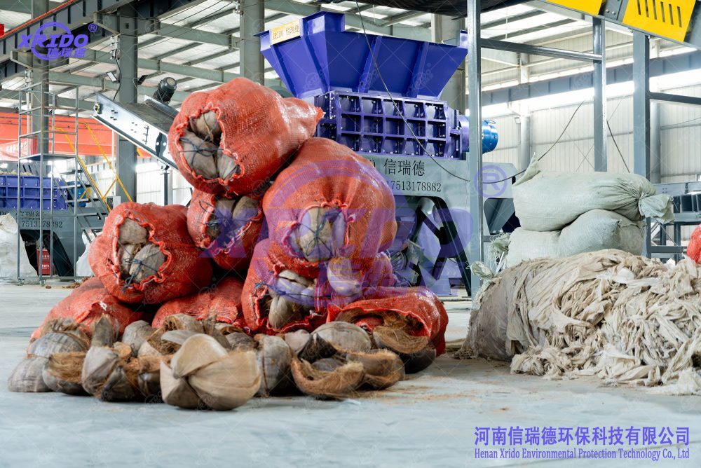 Xrido Machine 1400 Coconut Shell Shredder Ships to Thailand