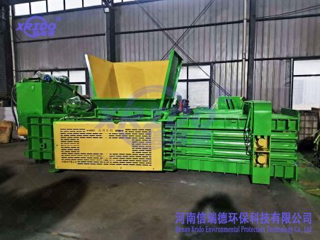 Xrido Machine 80t Paper Shell Baler Shipped to Canada