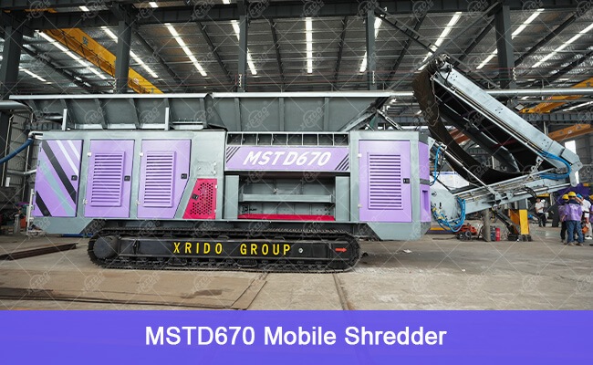 MSTD670 Tracked Mobile Shredder