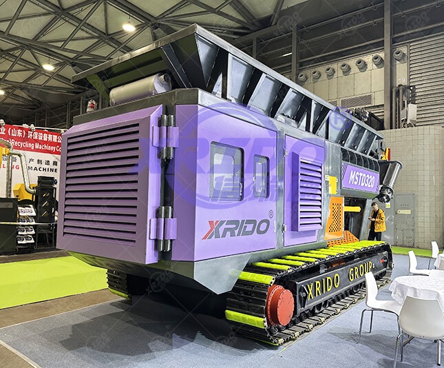 MSTD 320 Mobile Shredder, Mobile Crusher, XRIDO Mobile Shredder