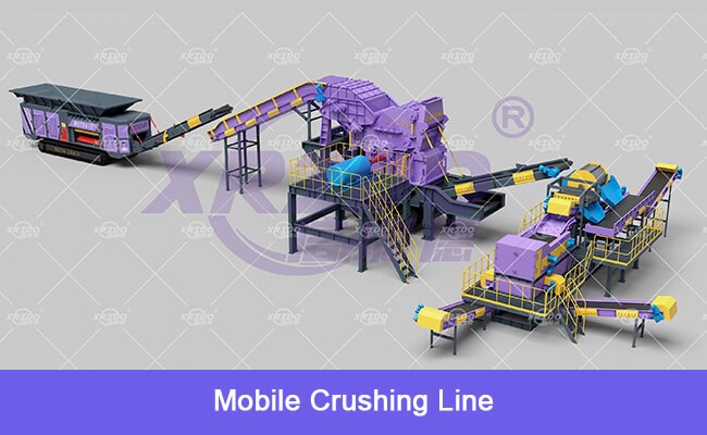 Mobile Scrap Shredding Sorting Line