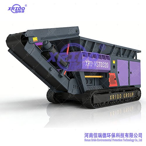 MSTD 320 Mobile Shredder, Mobile Crusher, XRIDO Mobile Shredder