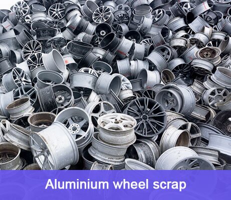 Aluminium wheel scrap