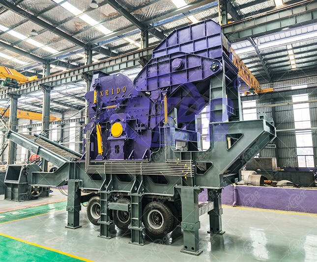 mobile metal crusher, mobile crusher, mobile waste metal crusher