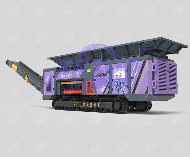 Mobile Scrap Metal Shredder