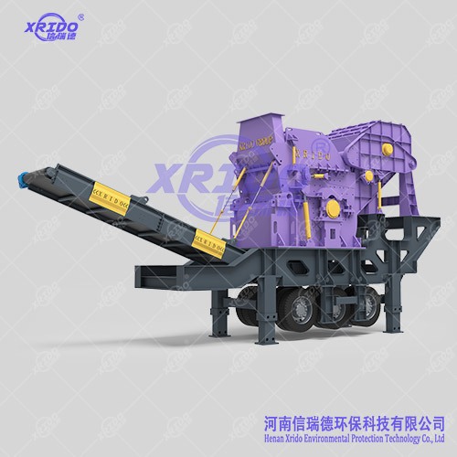 Mobile Waste Metal Crusher, Scrap Car Crushing Sorting