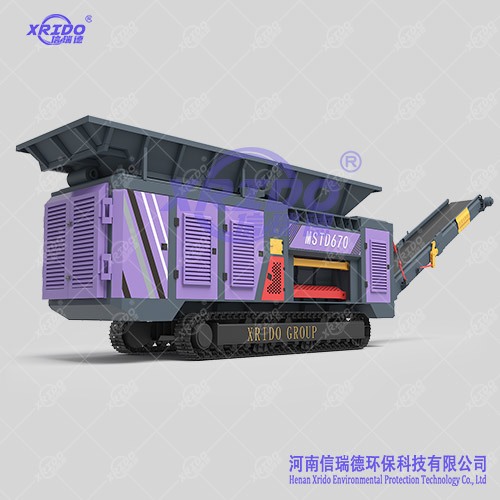 MSTD670 Mobile Shredder, Mobile Scrap Metal Recycling Lines