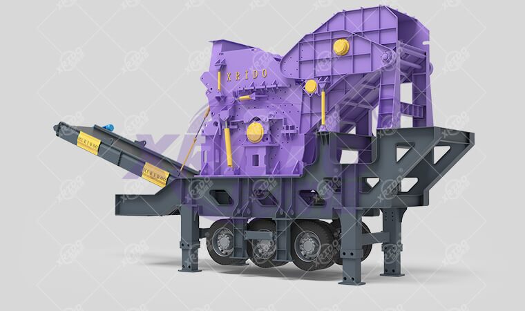 mobile car shell crusher