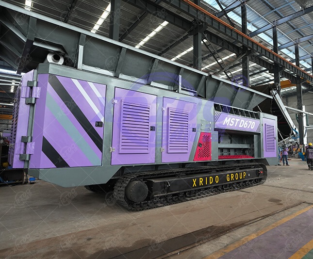 Mobile Scrap Metal Shredder, Mobile Metal Shredder, Mobile Scrap Shredder