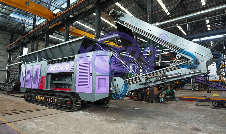Mobile Scrap Metal Shredder, Mobile Metal Shredder, Mobile Scrap Shredder