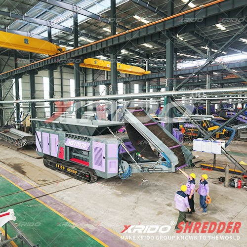 Xrido Tracked Mobile Shredders, Tracked Mobile Shredders