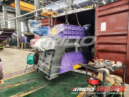 XRIDO 1200 Dual-Shaft Waste Shredder Shipped