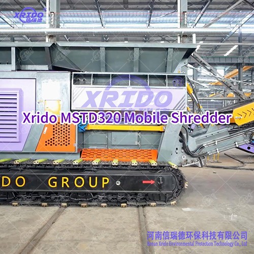 Xrido MSTD320 Tracked Mobile Shredder Successfully Completed Trial Run