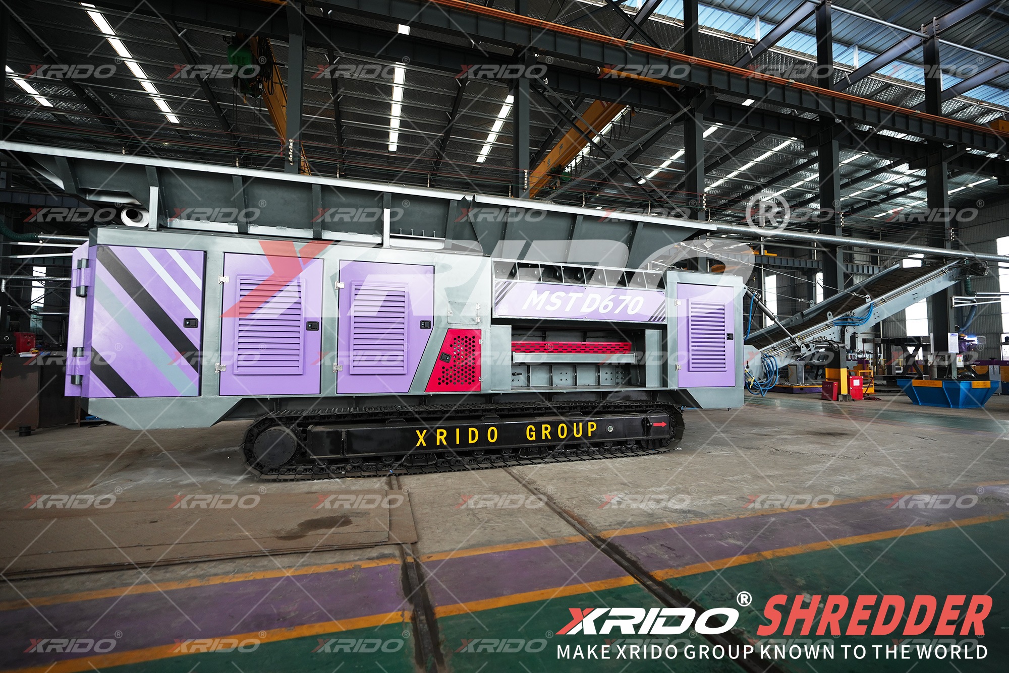 Xrido Tracked Mobile Shredders, Tracked Mobile Shredders