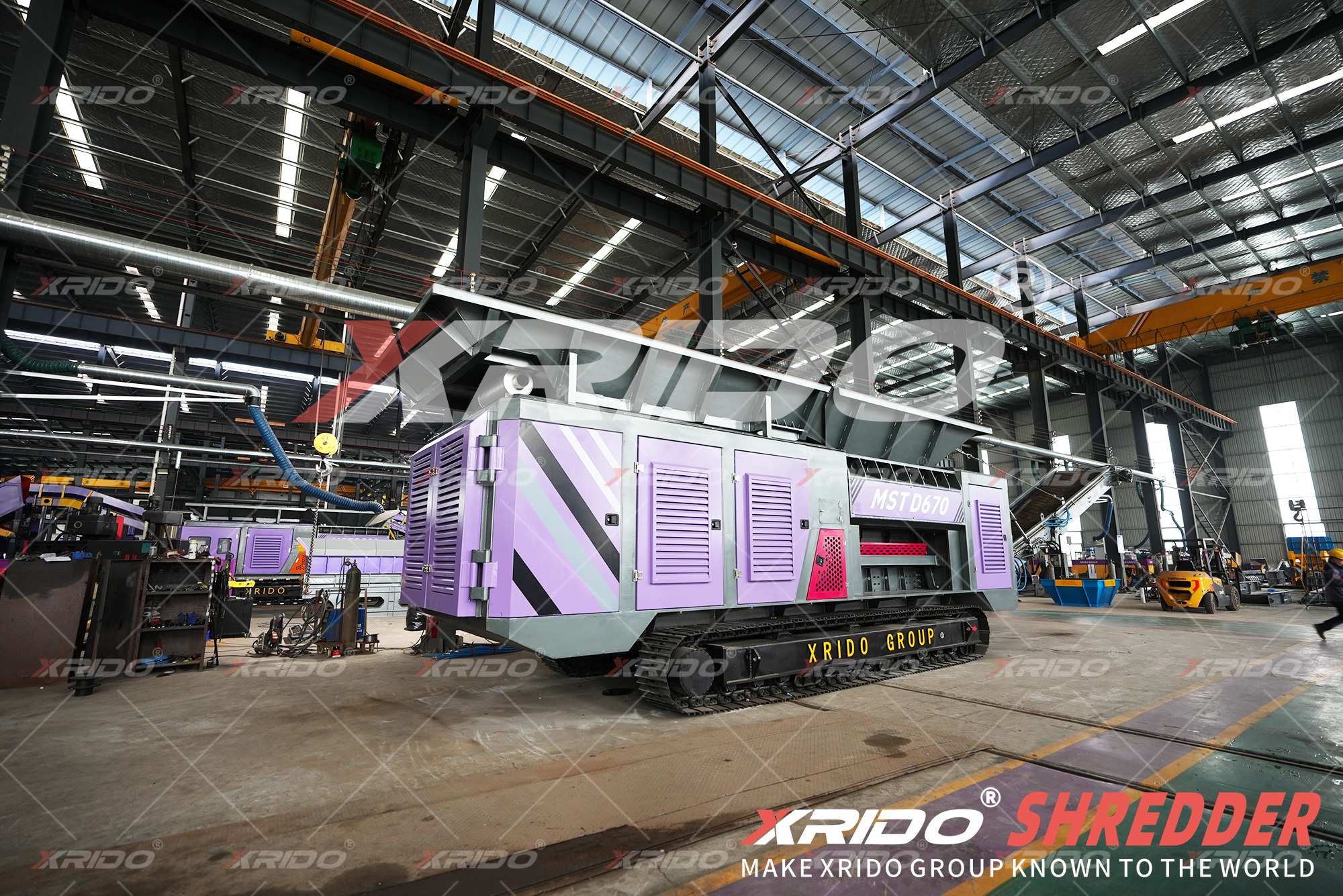 Xrido Tracked Mobile Shredders, Tracked Mobile Shredders