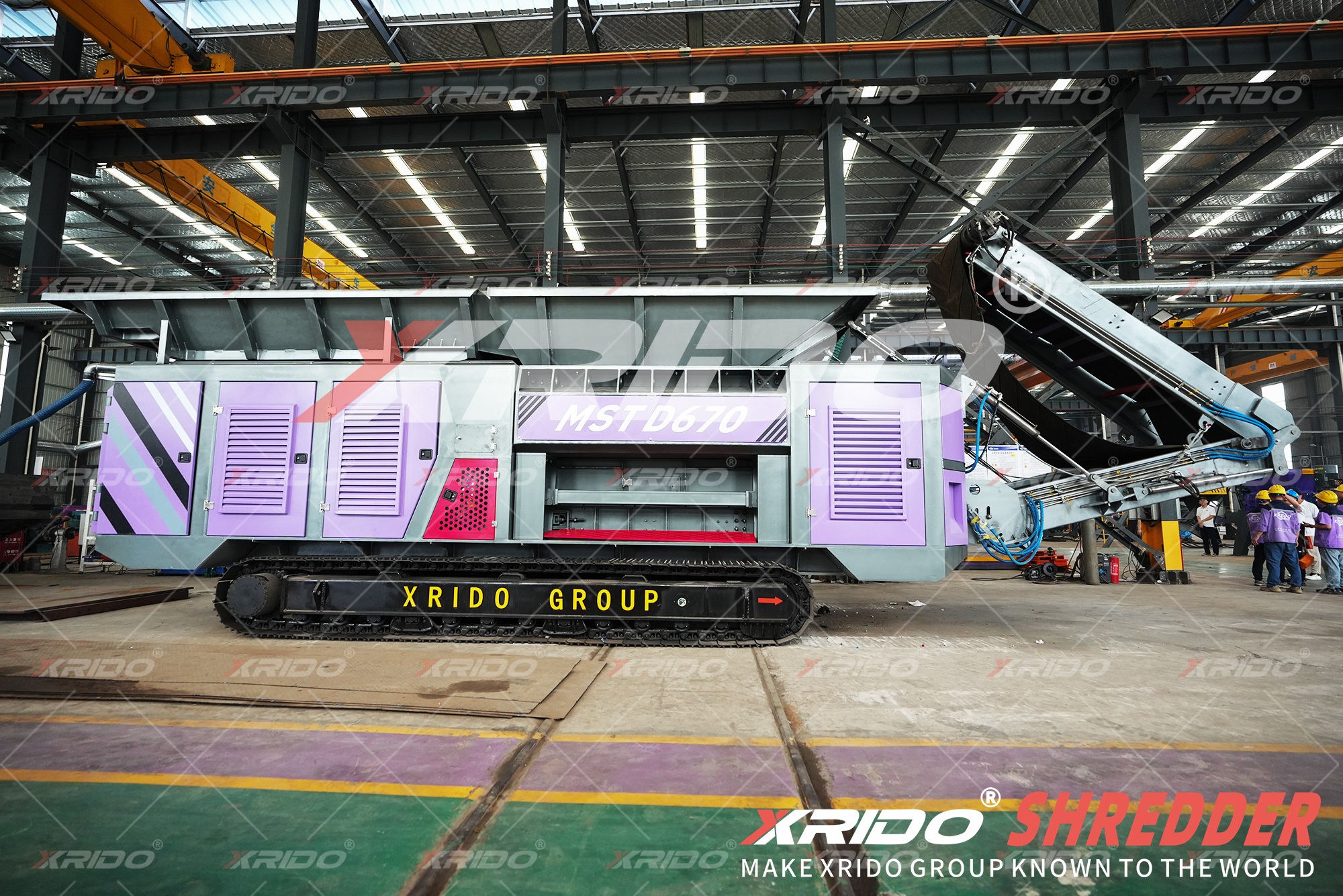 Xrido Tracked Mobile Shredders, Tracked Mobile Shredders