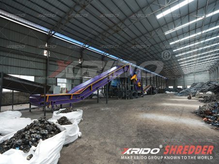 Waste Bicycle Crushing and Sorting Line, Waste Bicycle Crusher